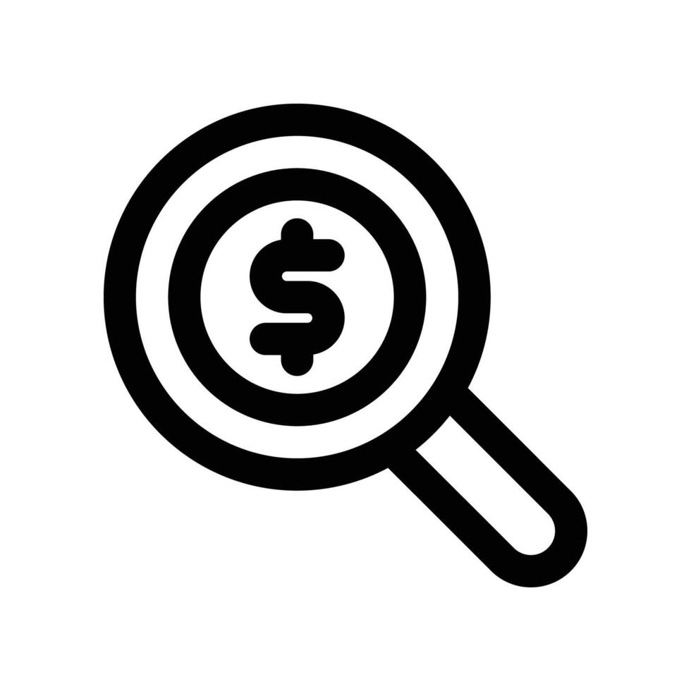 job searching icon. line icon for your website, mobile, presentation, and logo design. vector