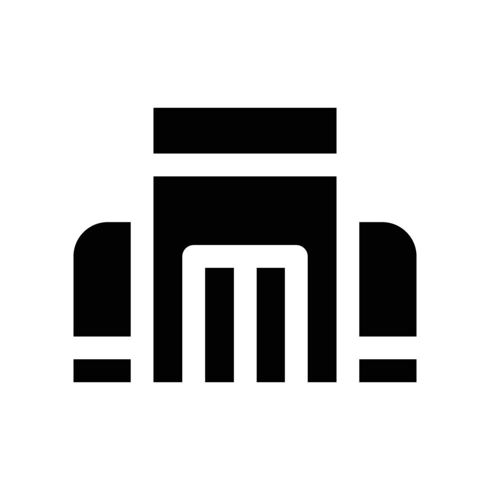 mall icon. glyph icon for your website, mobile, presentation, and logo design. vector