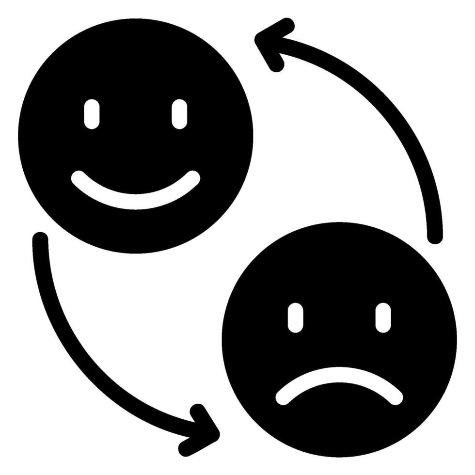 review glyph icon vector