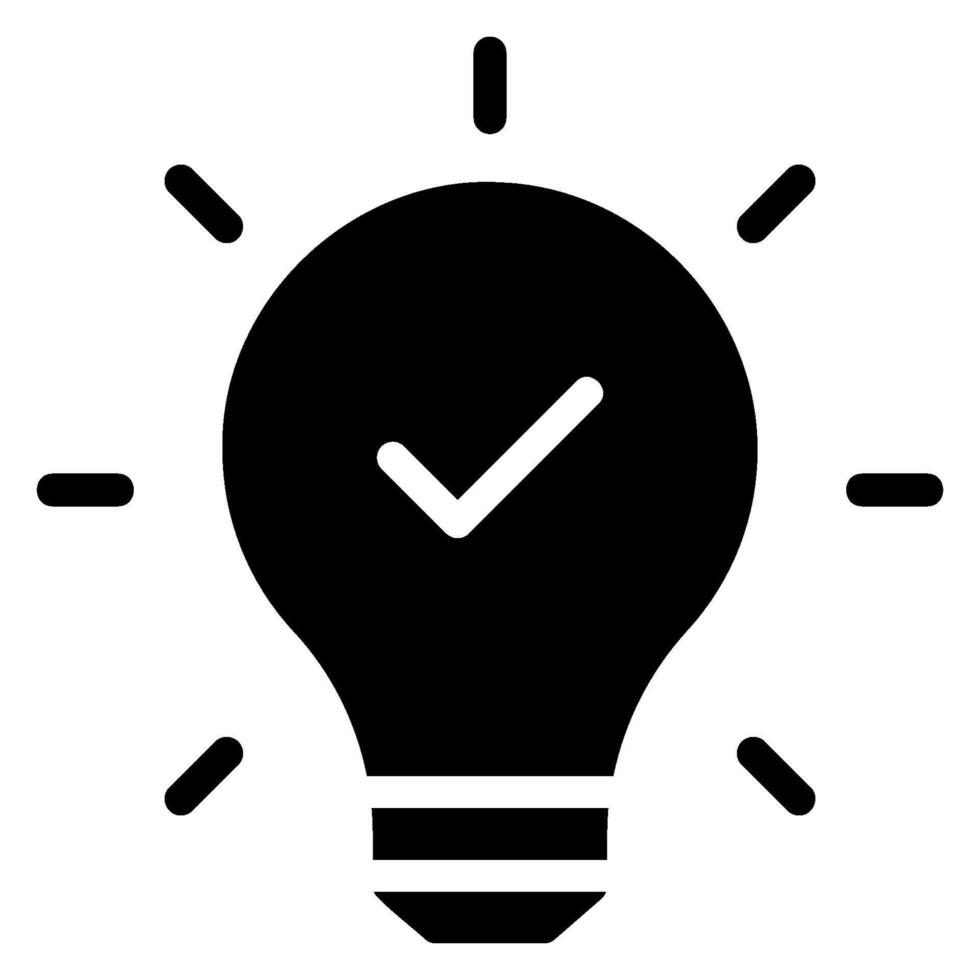 creative glyph icon vector