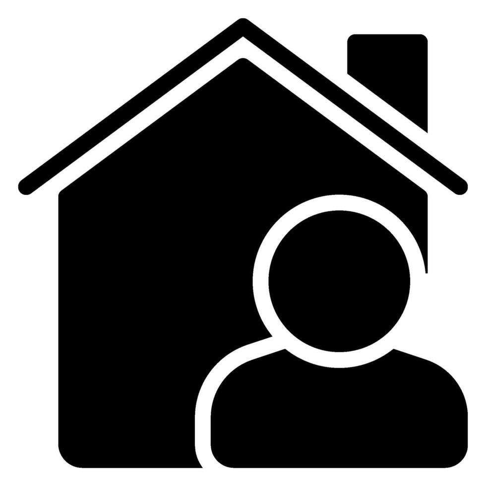 broker glyph icon vector