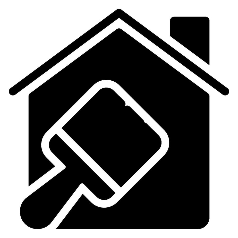 renovation glyph icon vector