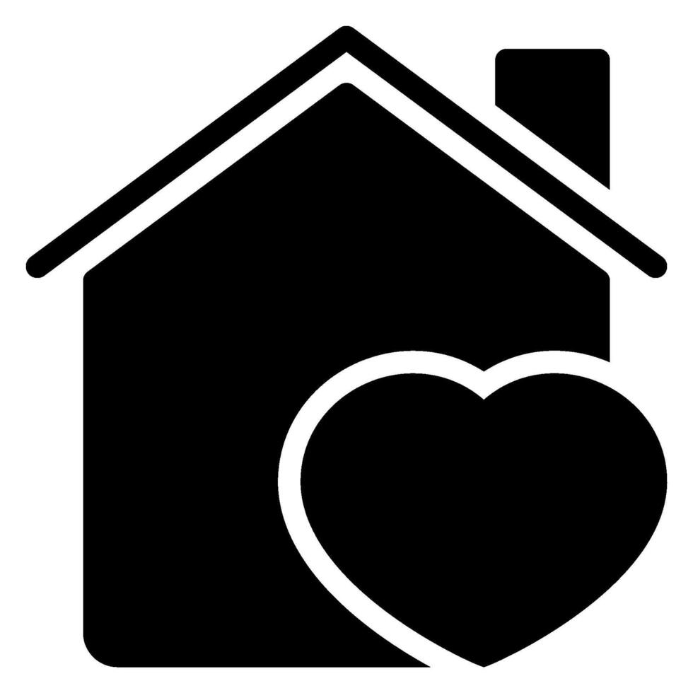 favorite glyph icon vector