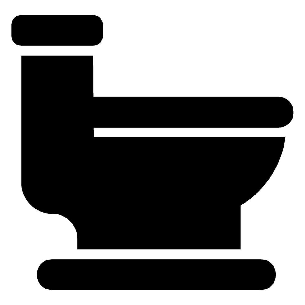 toilet glyph icon vector