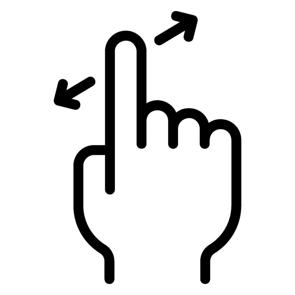 spread line icon vector
