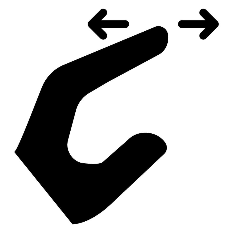 Spread glyph icon vector