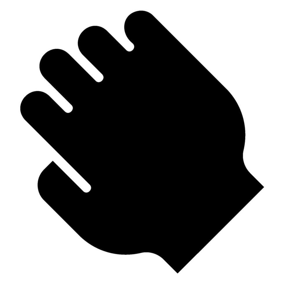 grab glyph icon vector