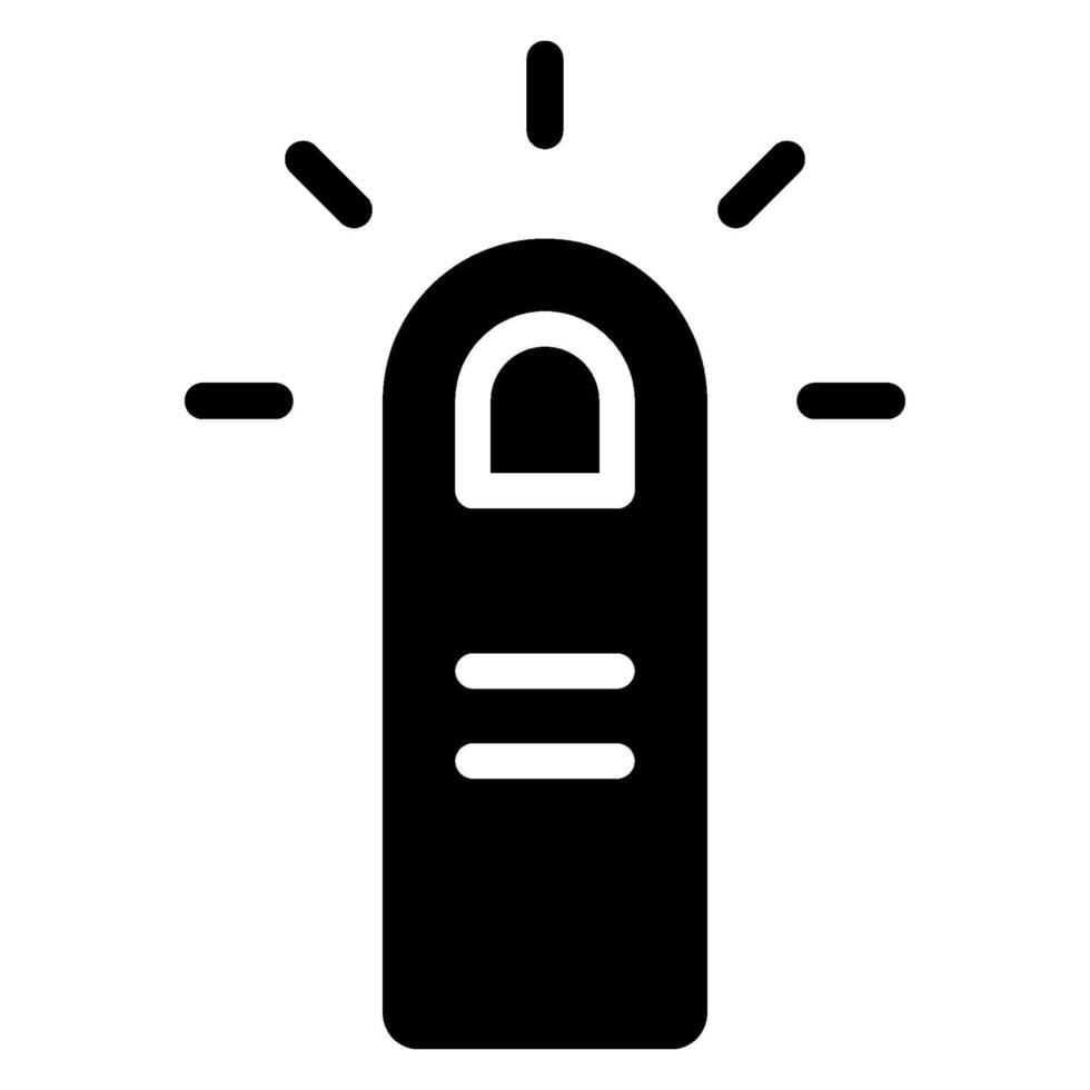 tap glyph icon vector