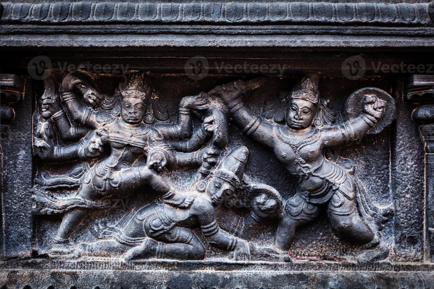 Bas relief. Brihadishwara Temple, Tanjore photo