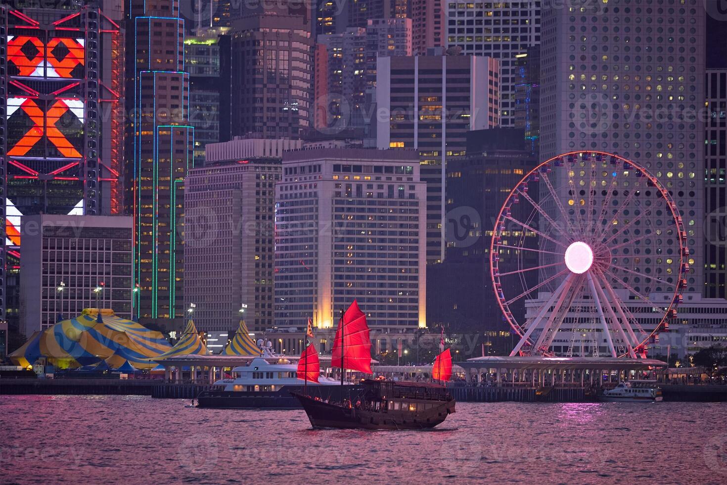 Hong Kong skyline. Hong Kong, China photo