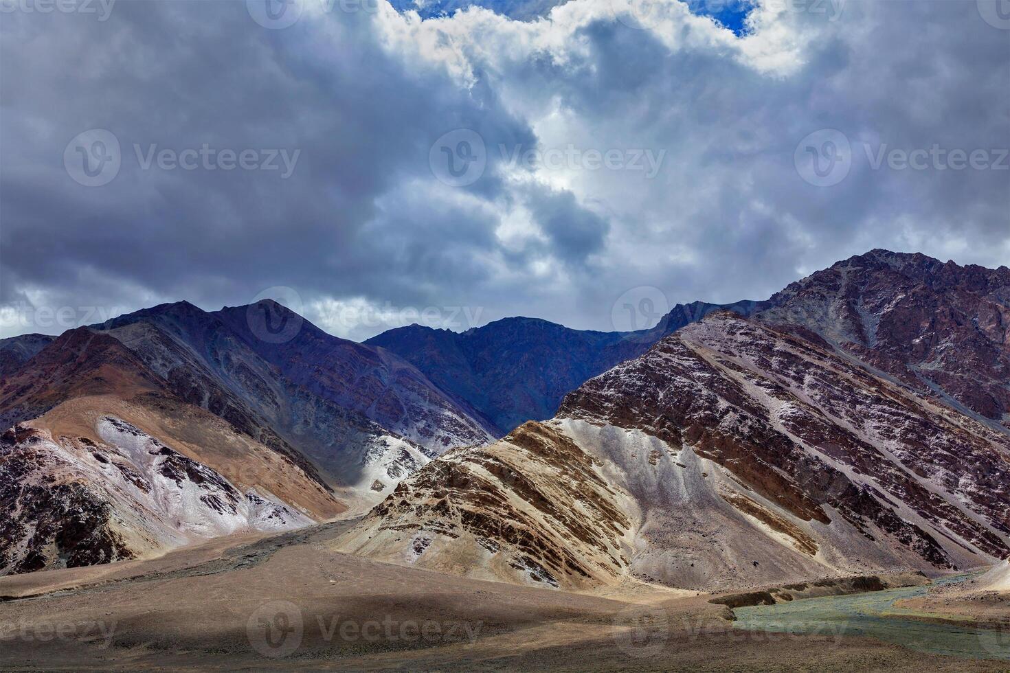 Himalayan landscape in Himalayas mountains photo