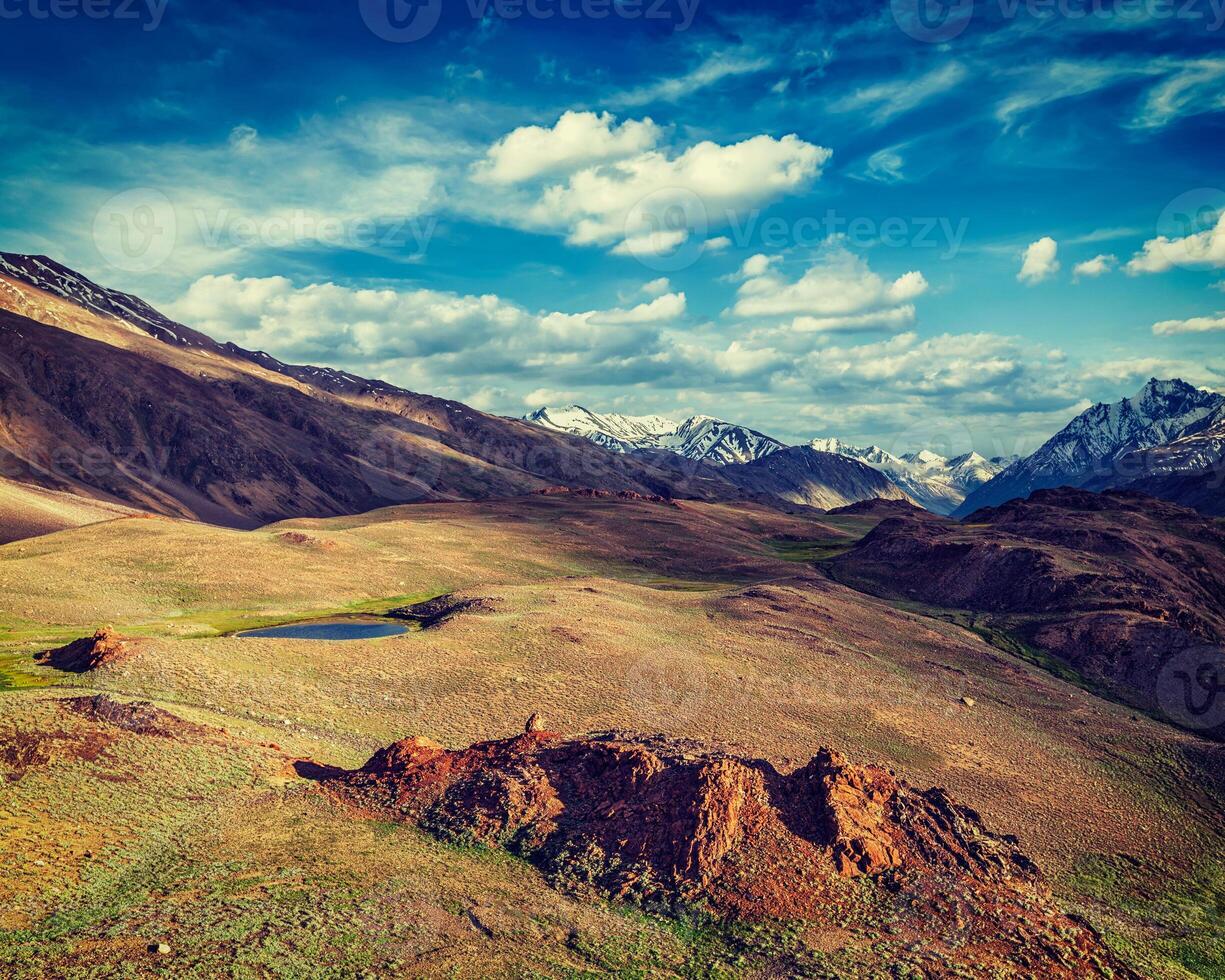 Himalayan landscape in Himalayas photo