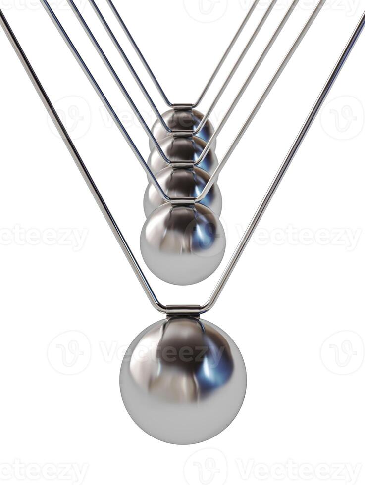 Action sequrence concept background Newton's cradle executive photo