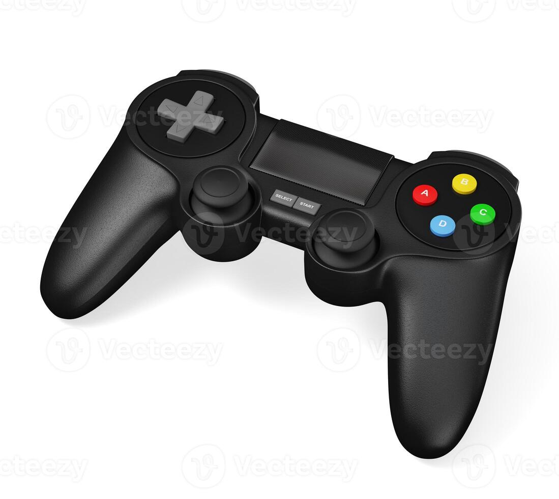 Gamepad joypad for game console isolated photo