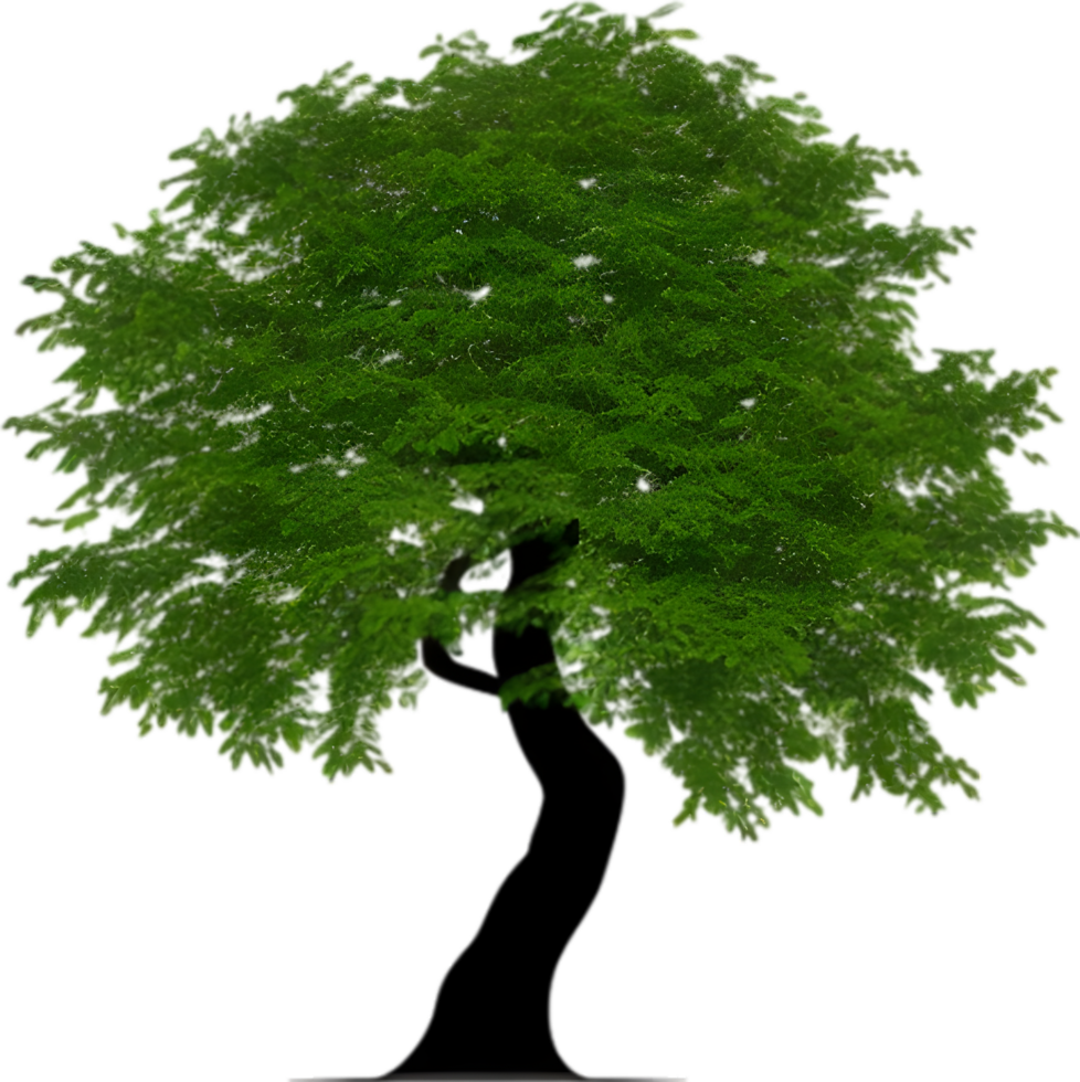 Close-up image of Tree logo. AI-Generated. png