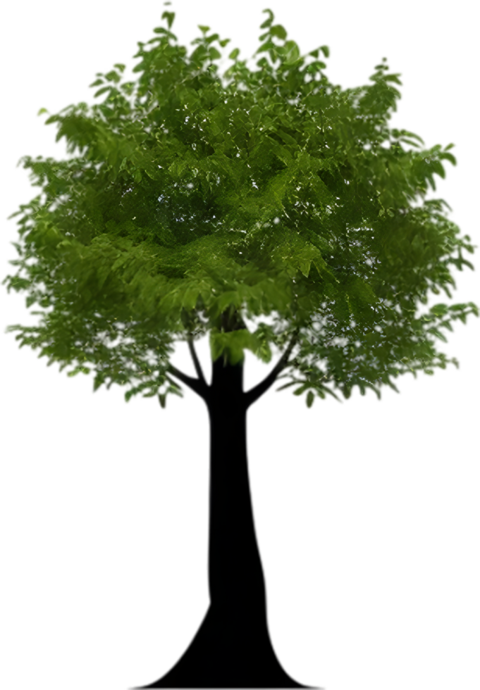 Close-up image of Tree logo. AI-Generated. png