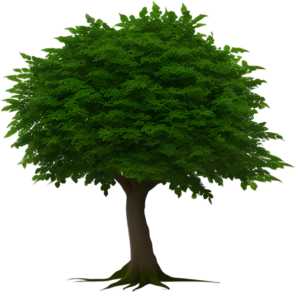 Close-up image of Tree logo. AI-Generated. png