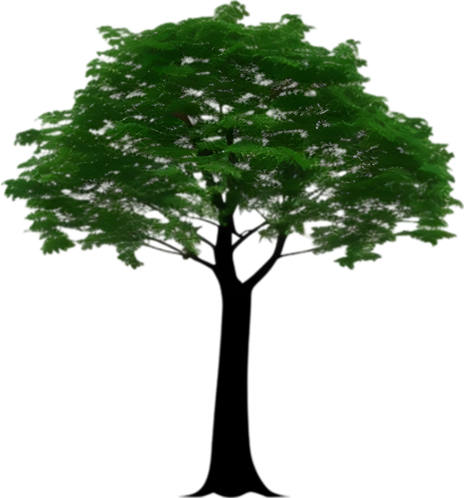 Close-up image of Tree logo. AI-Generated. png