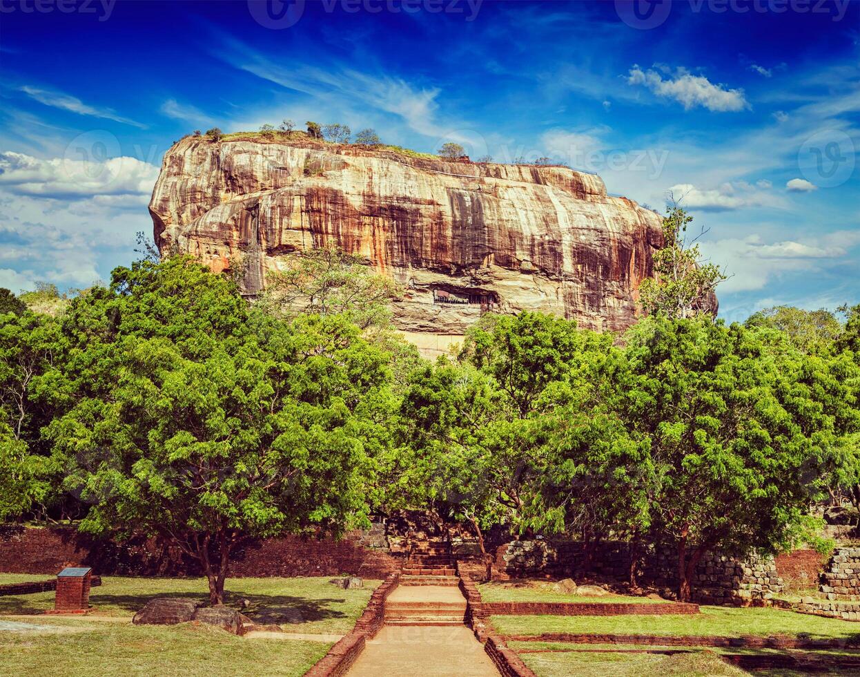Sigiriya rock, Sri Lanka photo