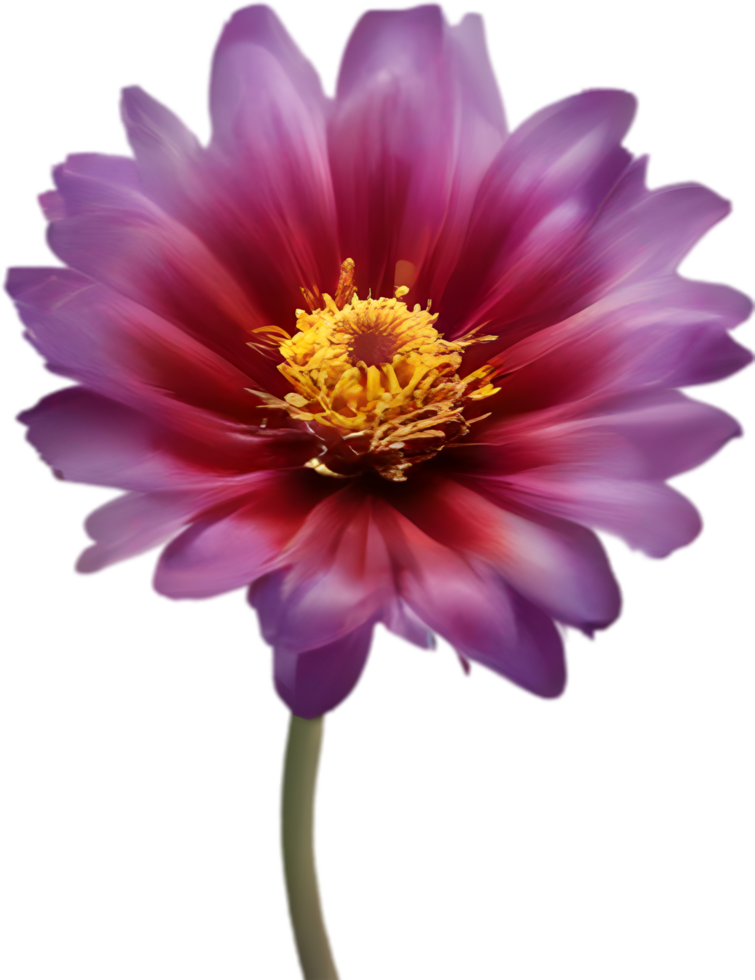 A close-up of a desert wildflower in vibrant colors, with delicate details. Ai-generated. png