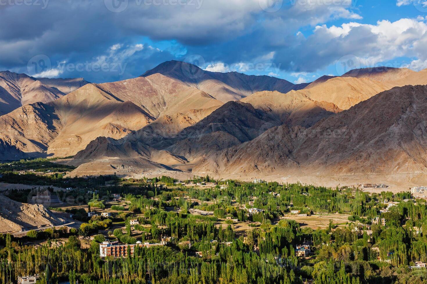 View of Leh, India photo
