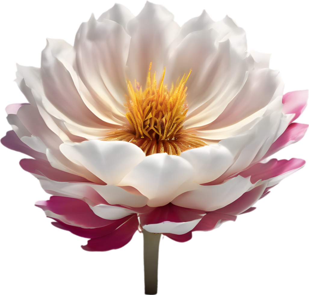 A close-up of a desert wildflower in vibrant colors, with delicate details. Ai-generated. png