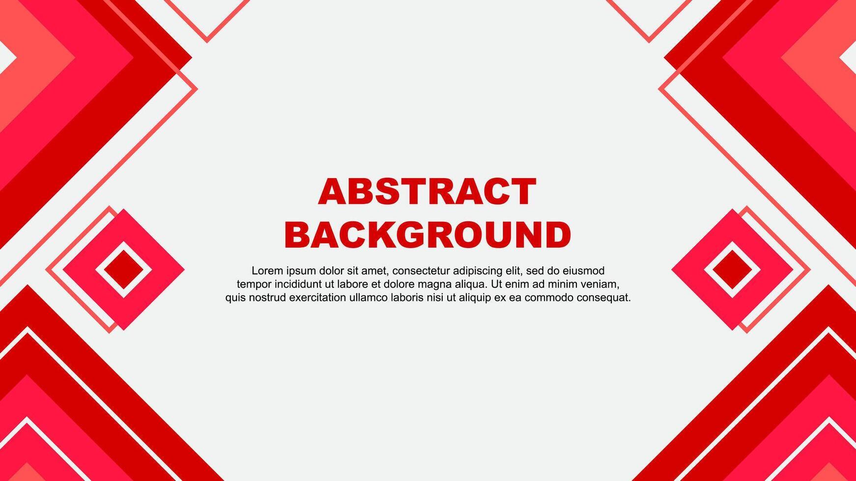 Abstract Background Design Template. Abstract Banner Wallpaper Illustration. Abstract Red Background vector