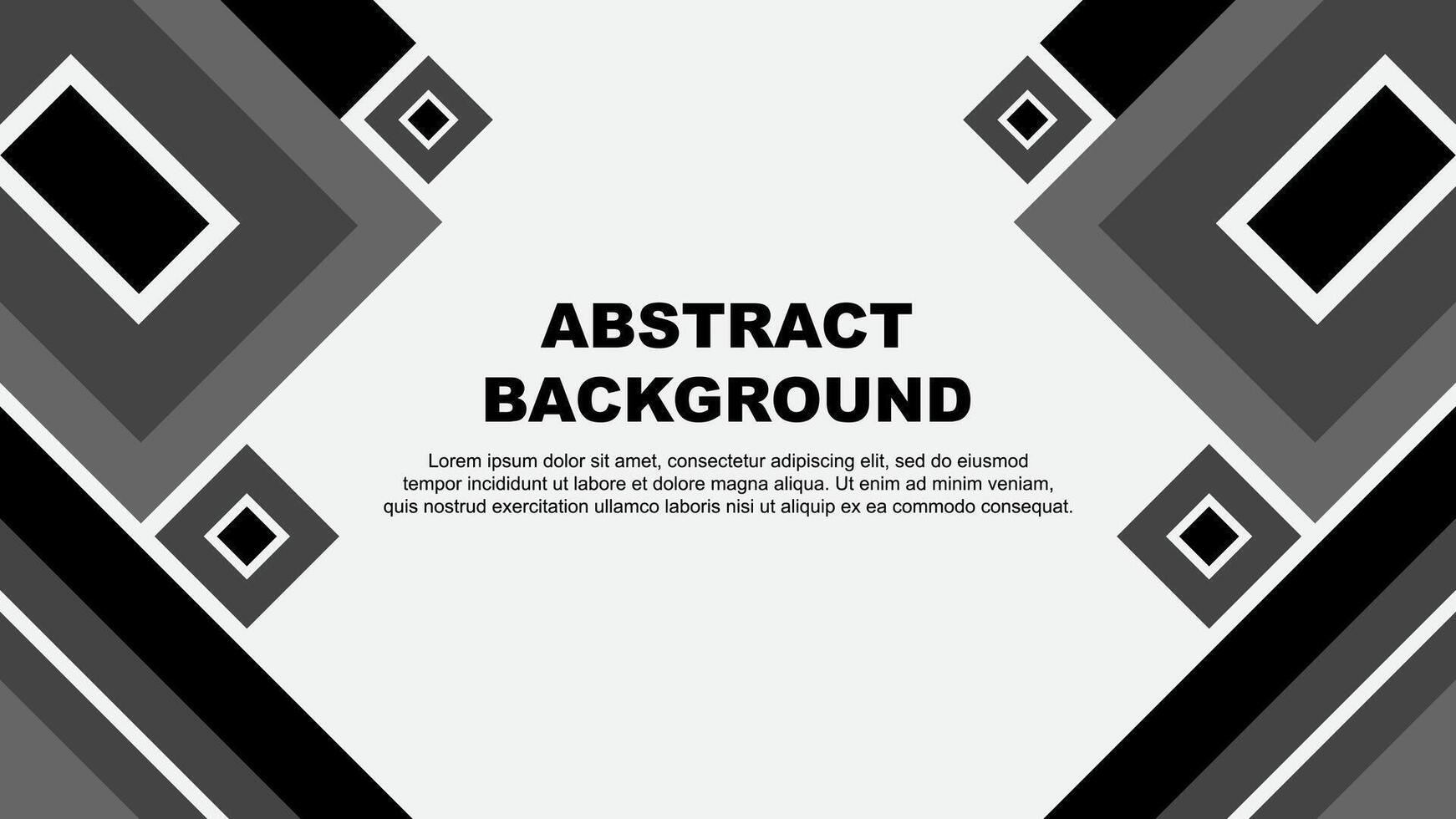 Abstract Black Background Design Template. Abstract Banner Wallpaper Illustration. Abstract Black Cartoon vector