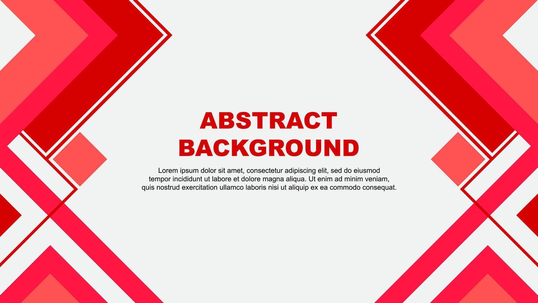Abstract Background Design Template. Abstract Banner Wallpaper Illustration. Abstract Red Banner vector