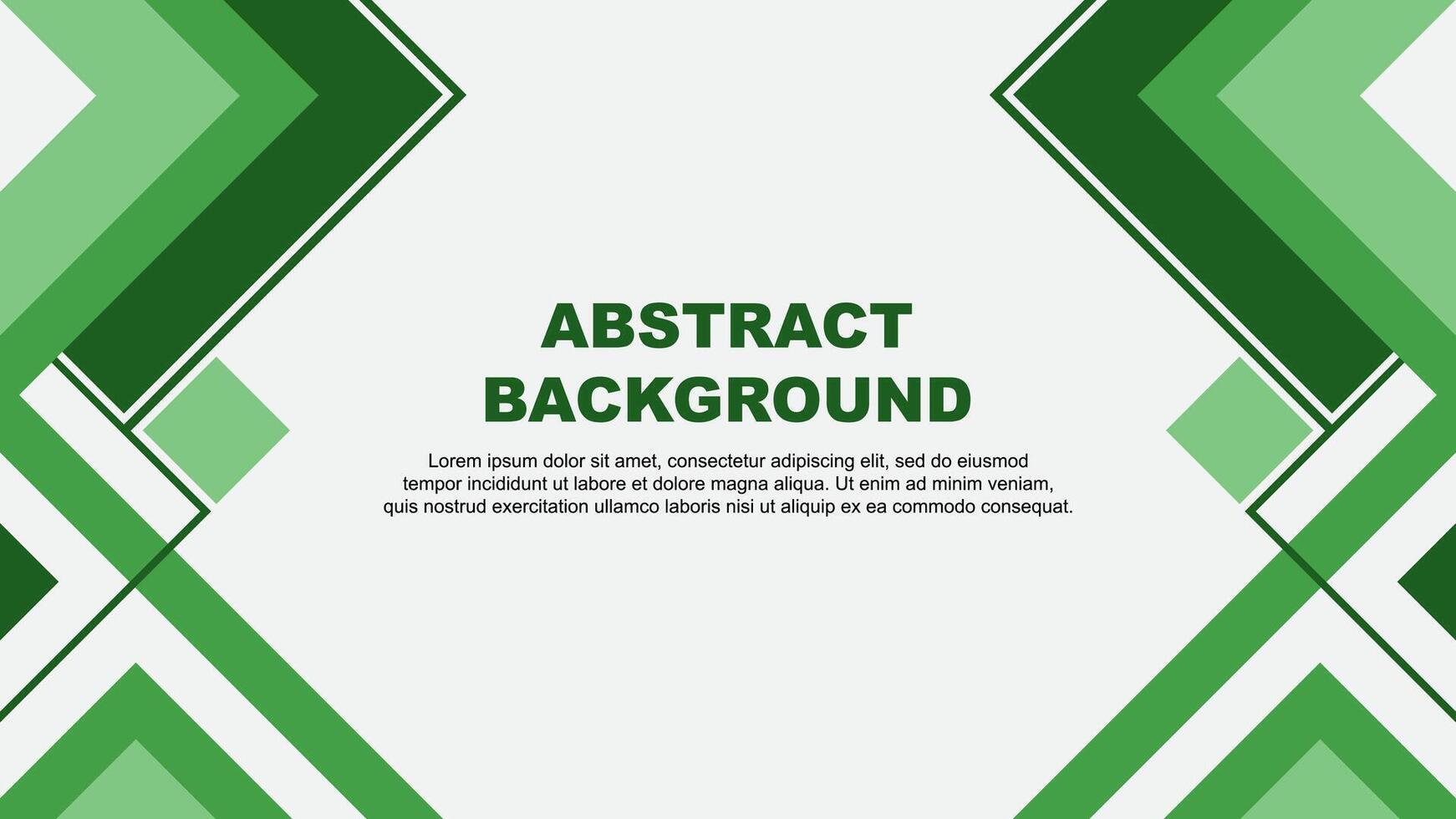 Abstract Green Background Design Template. Abstract Banner Wallpaper Illustration. Abstract Green Banner vector