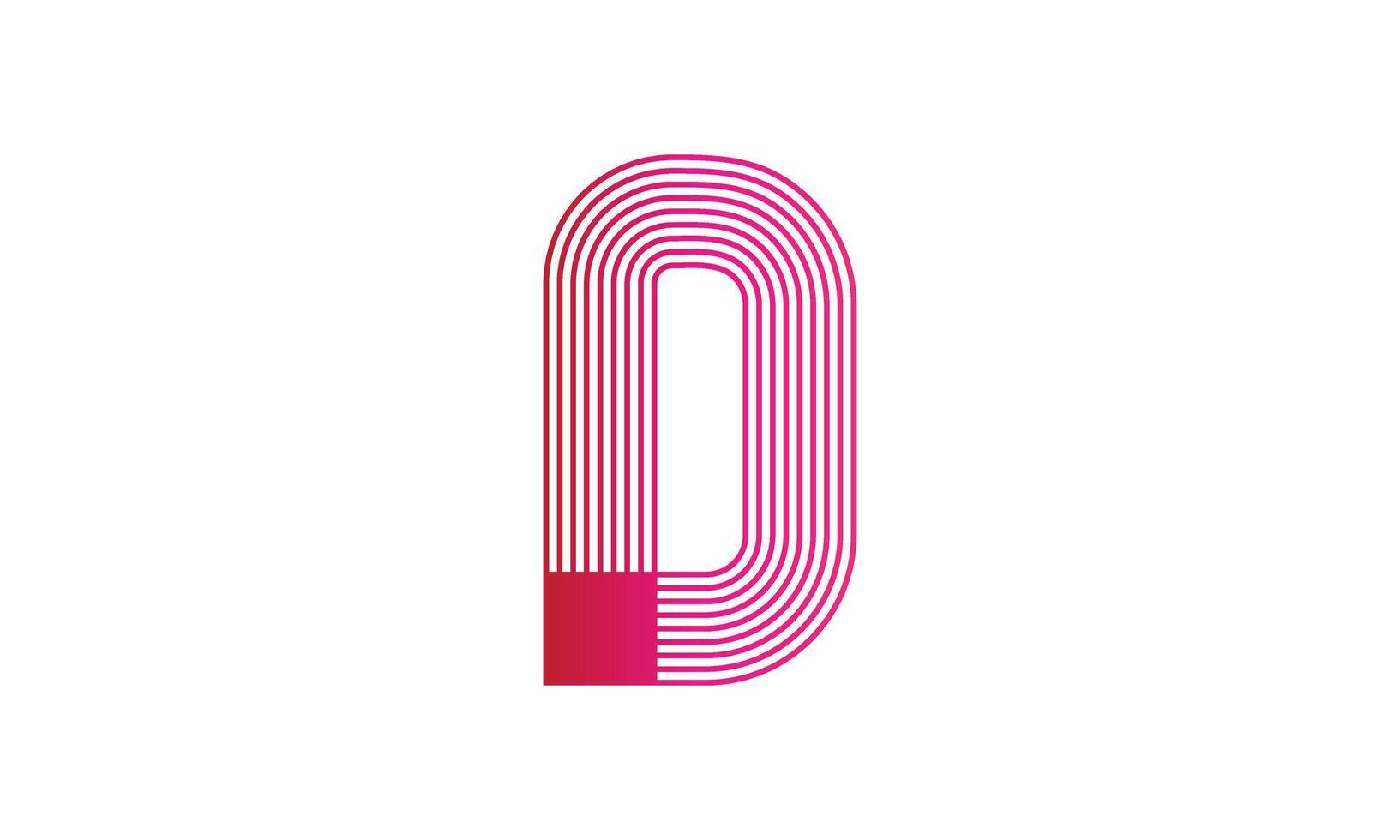 Initial Letter D Logo Design. D Logo Design. Creative And Modern D logo. Pro vector