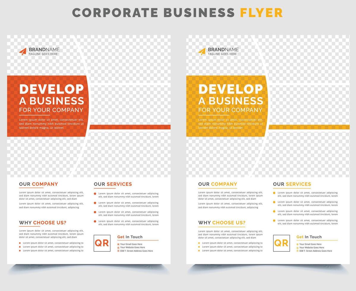 poster flyer pamphlet brochure cover design layout space for photo background, template in A4 size vector