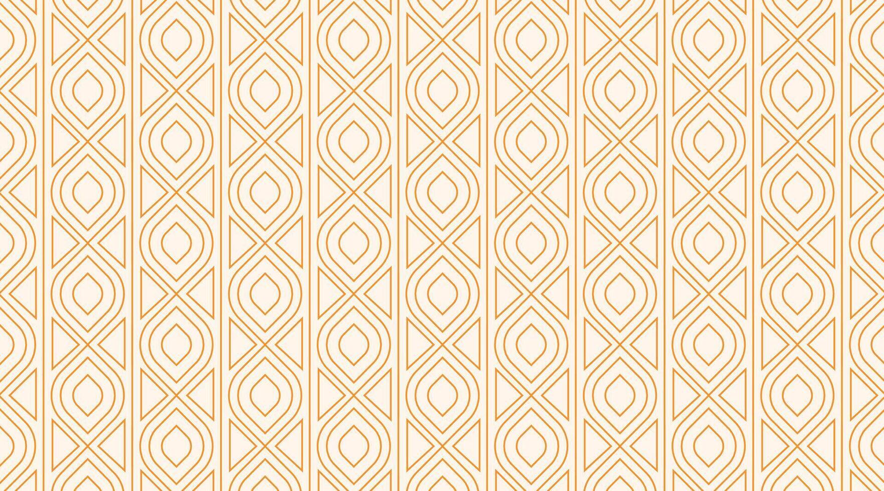 Vertical orange line geometric shape pattern on a off white background vector