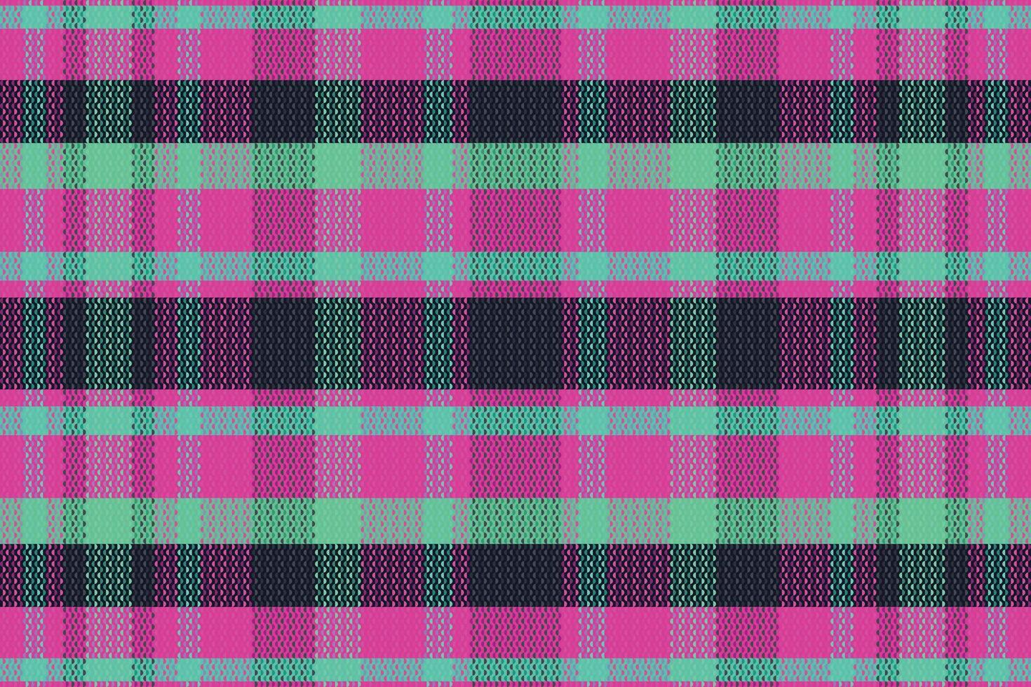 Tartan plaid pattern with texture. vector
