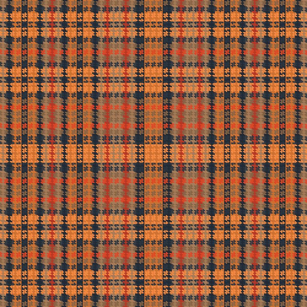 Tartan plaid pattern with texture. vector