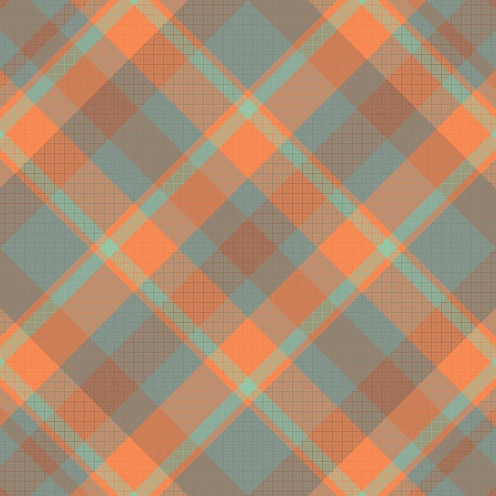 Tartan plaid pattern with texture. vector