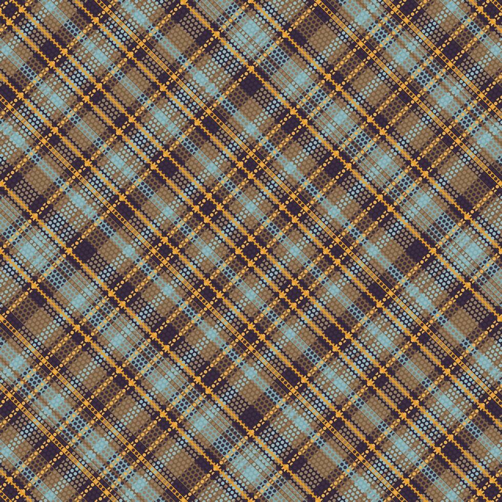 Tartan plaid pattern with texture. vector