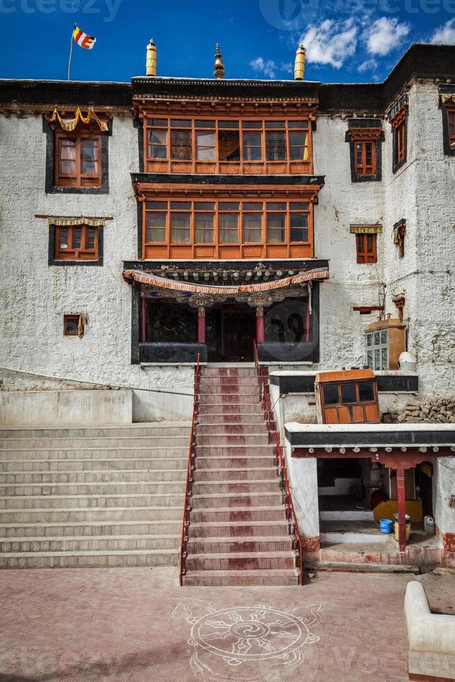 Spituk Gompa monastery. Leh, Ladakh, India photo