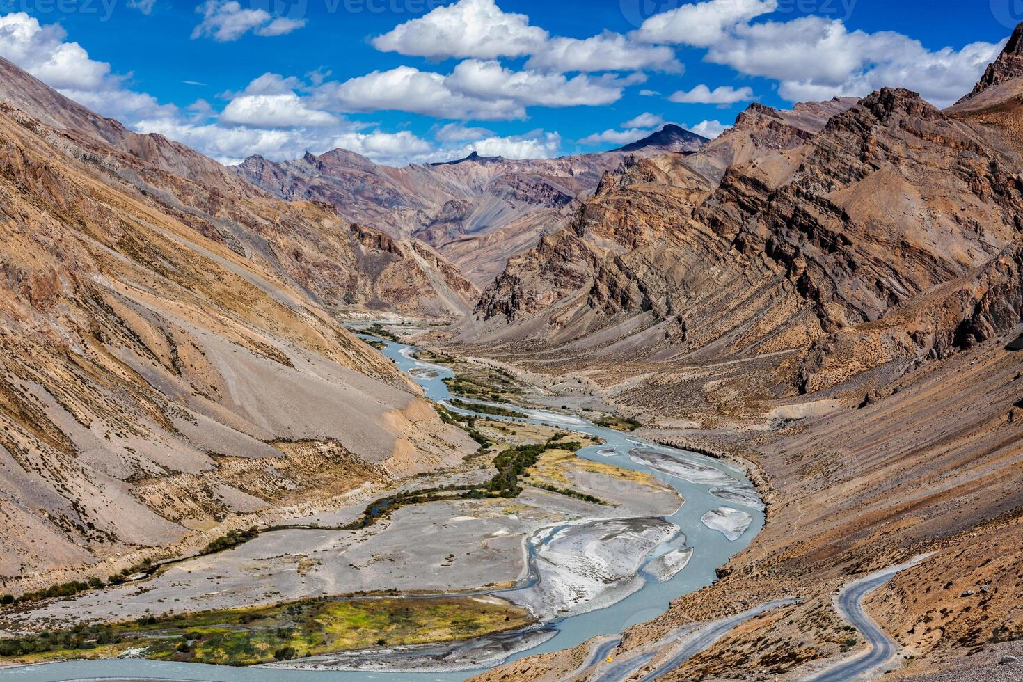 Himalayan landscape, Ladakh, India photo