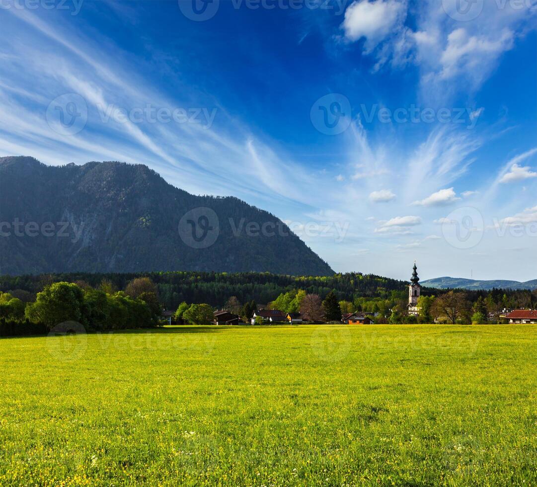 German countryside and village photo