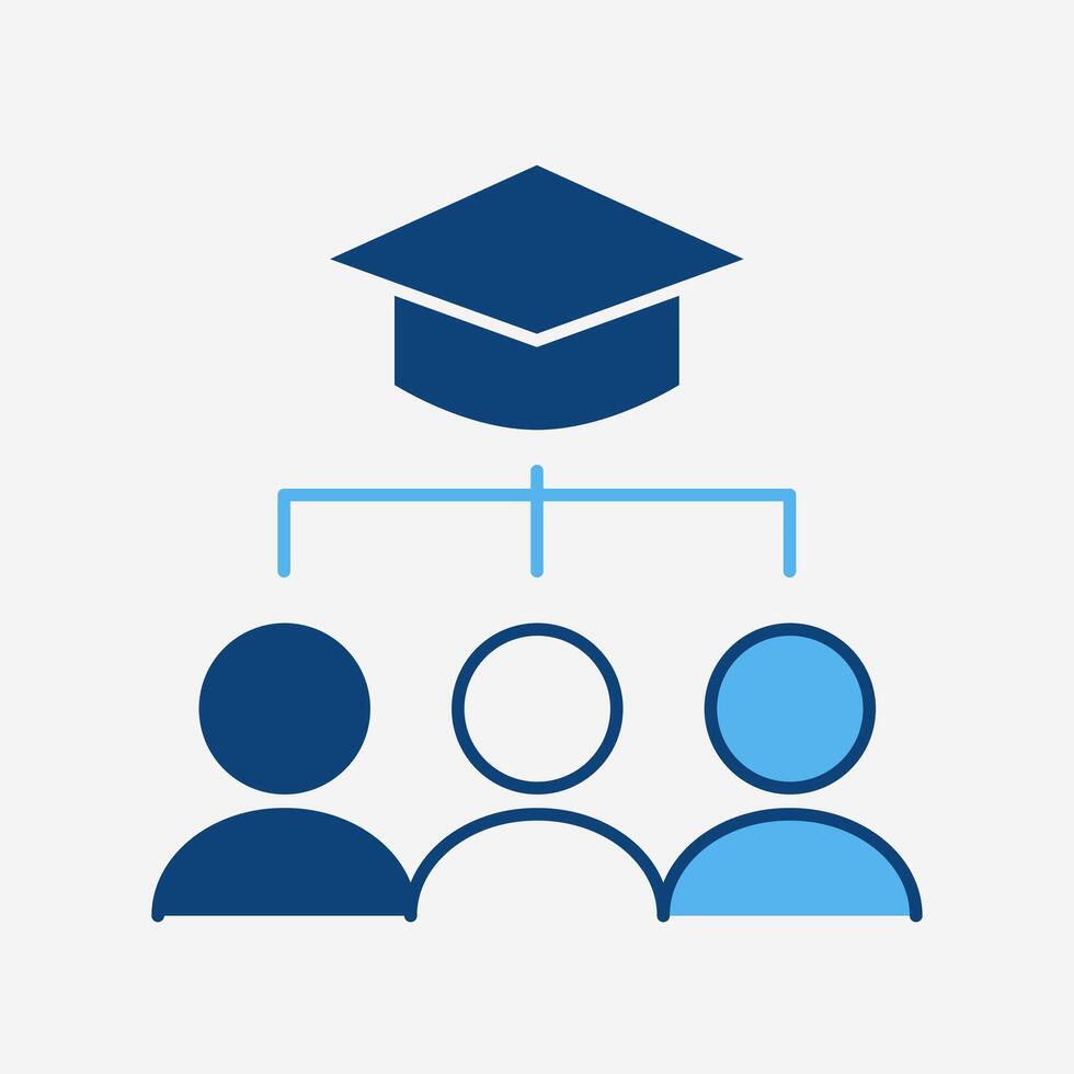 Equality of educational and training opportunities icon vector