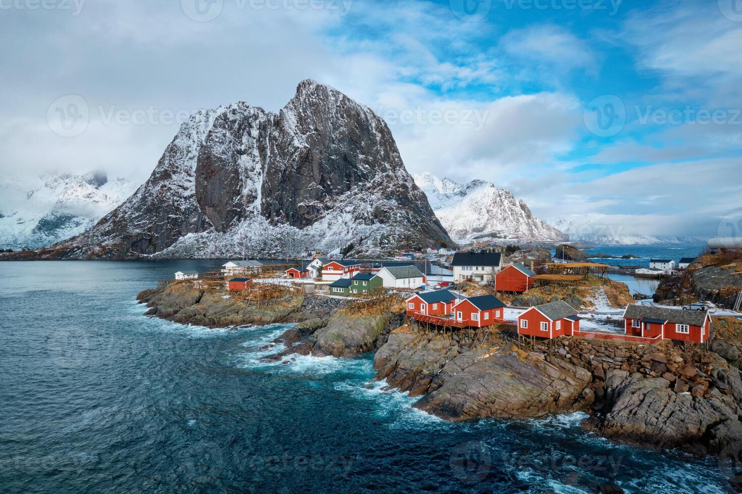 Hamnoy fishing village on Lofoten Islands, Norway photo
