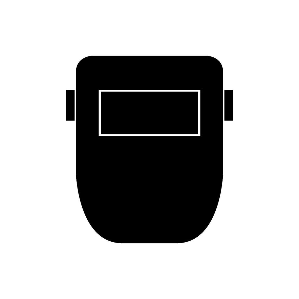 Welding mask illustrated on white background vector