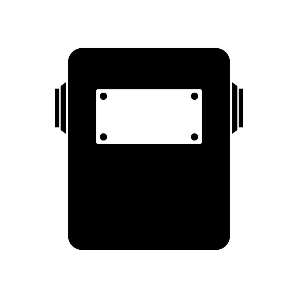 Welding mask illustrated on white background vector