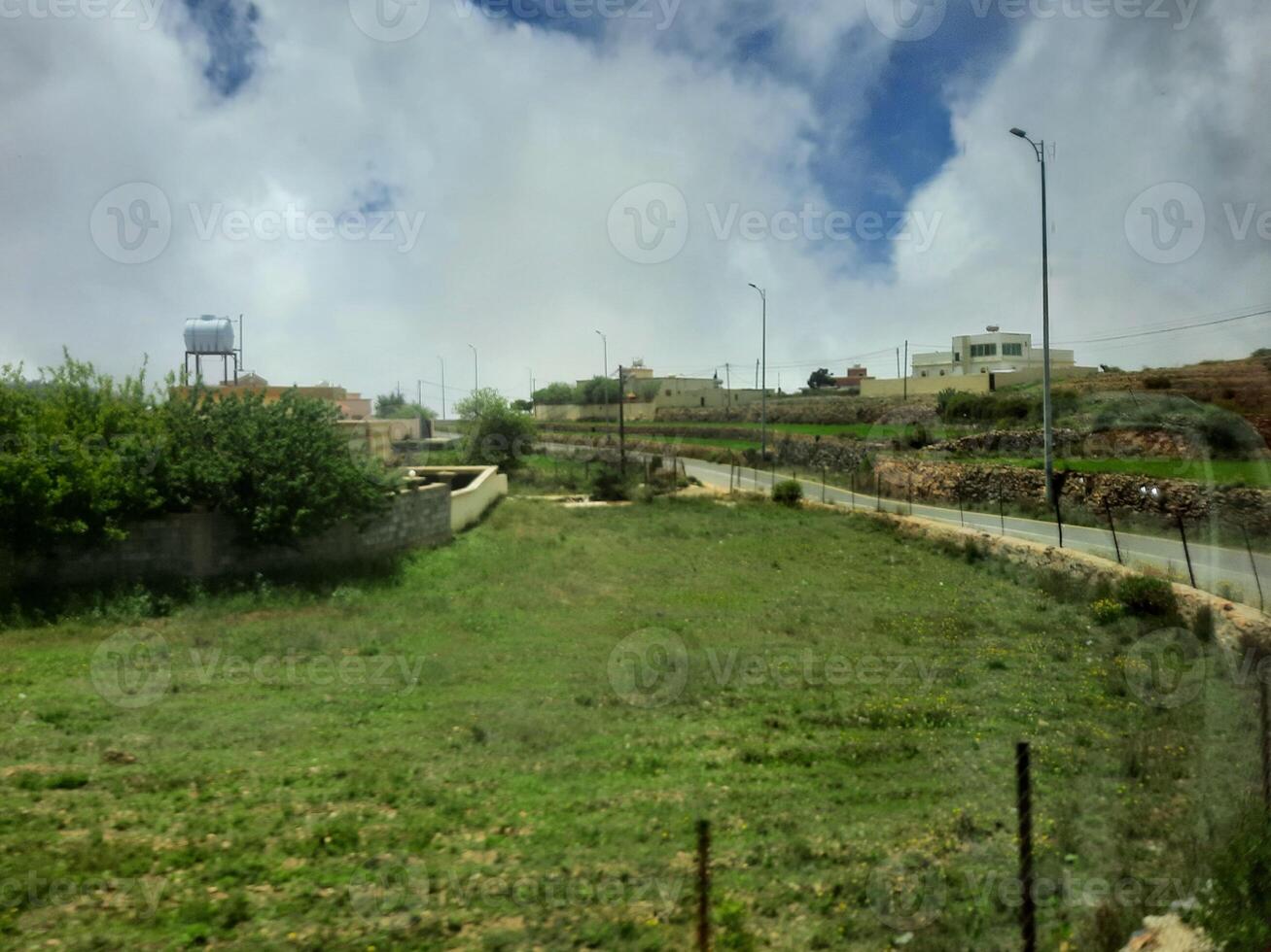 Breathtaking natural beauty of Abha in Saudi Arabia in the summer season. High mountains, greenery, low clouds and fog are the beauty of Abha. photo