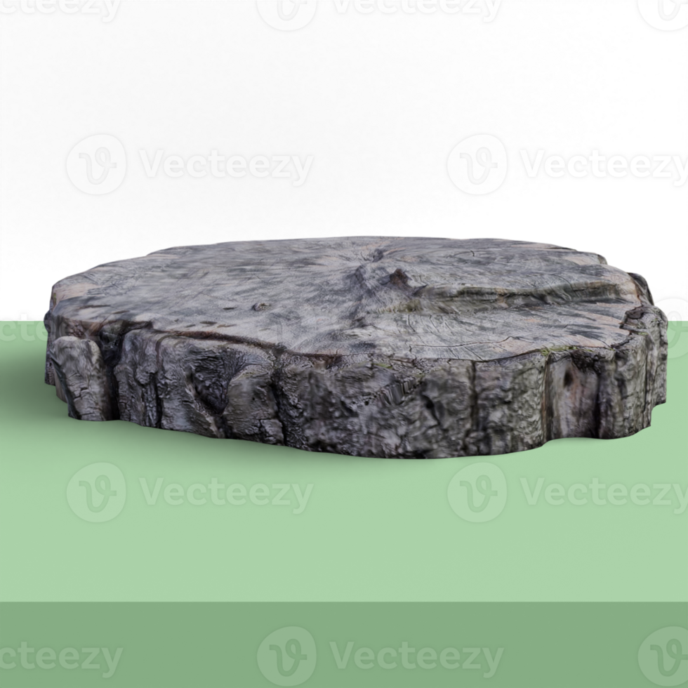 3D Render of natural and minimal scene for product display presentation for your design png