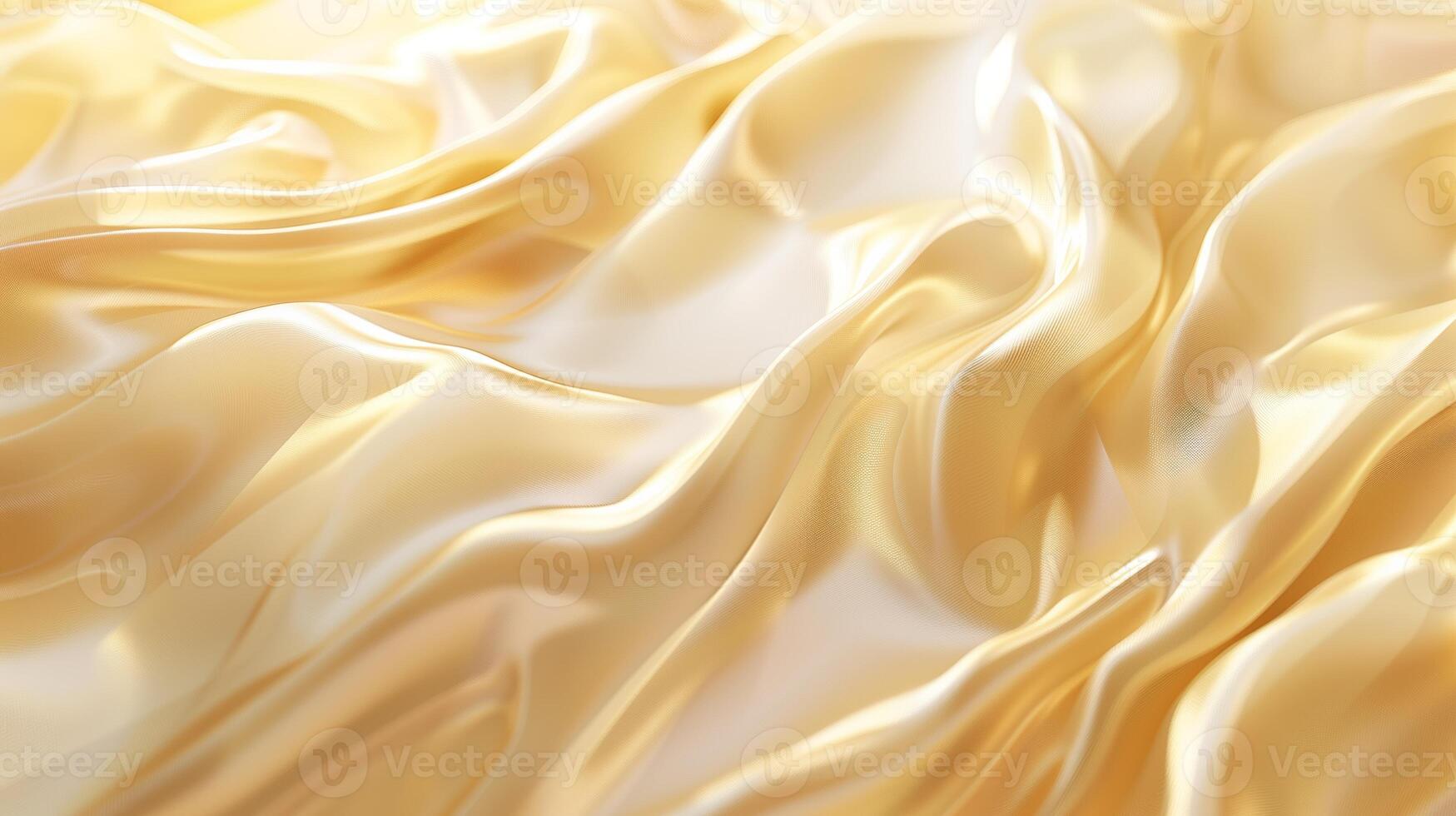 An abstract biege curved silk texture. Wavy fluid modern deluxe background. photo