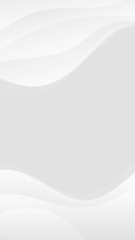 Enchant viewers with the sophisticated vertical abstract gradient wave design, where shimmering white tones create a visually striking and soothing impression vector