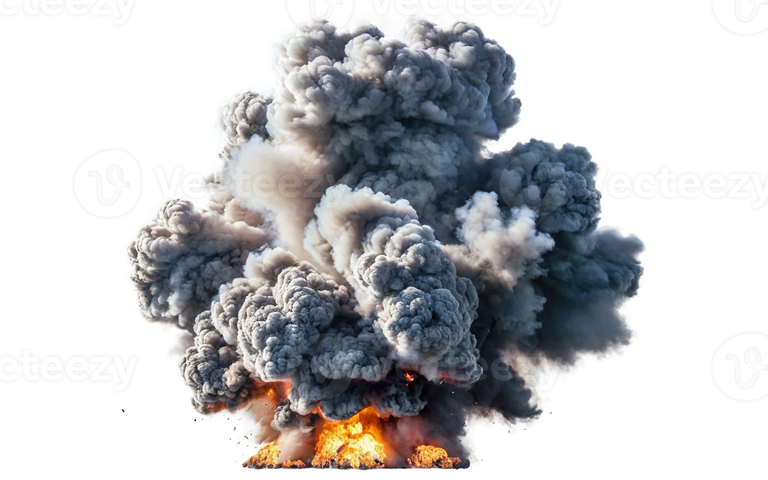 Explosionen, transparent Hintergrund png