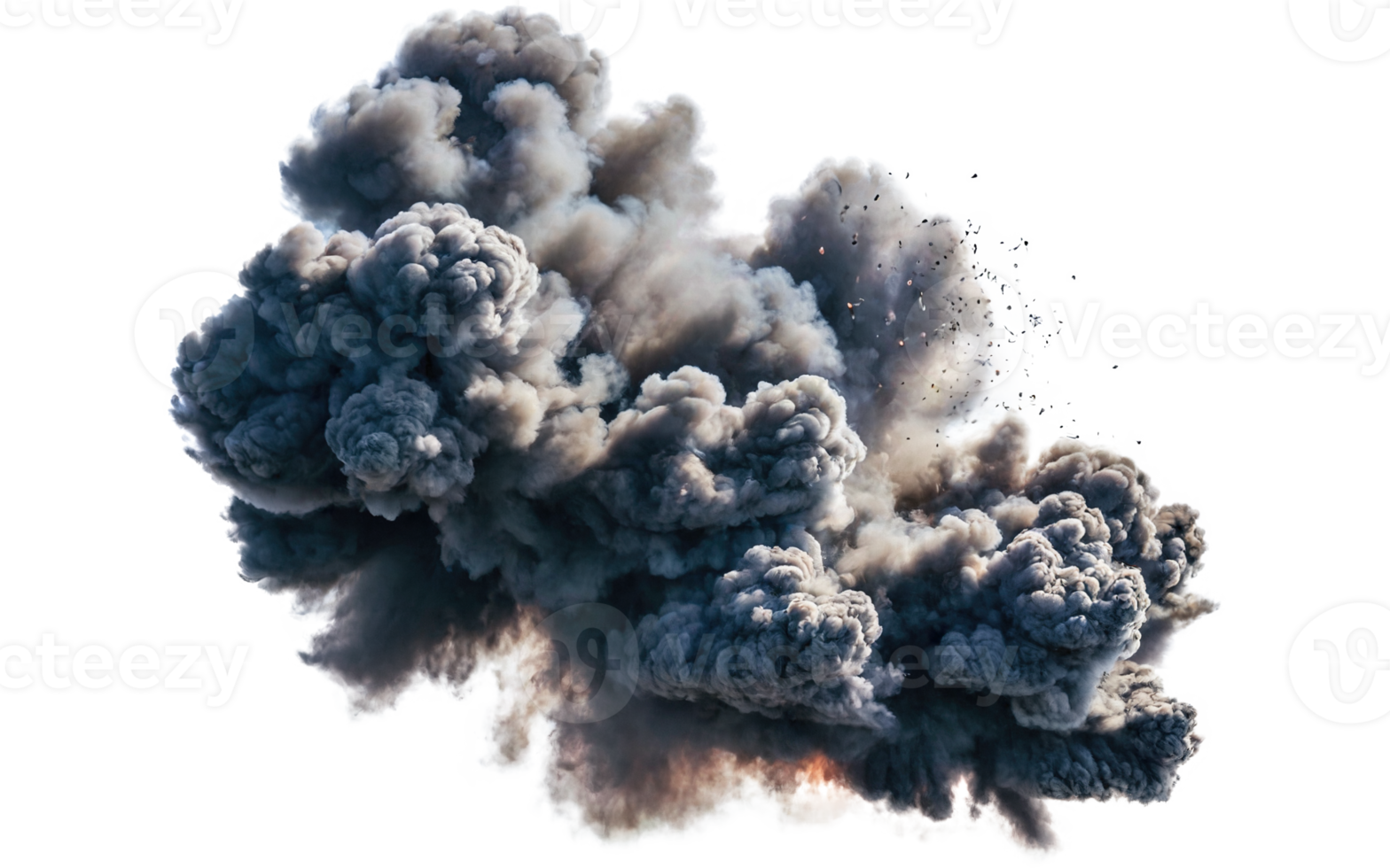 Explosionen, transparent Hintergrund png